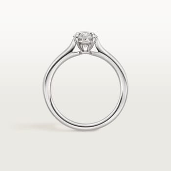 1895 solitaire, oval-cut diamond 1895 solitaire, oval-cut diamond