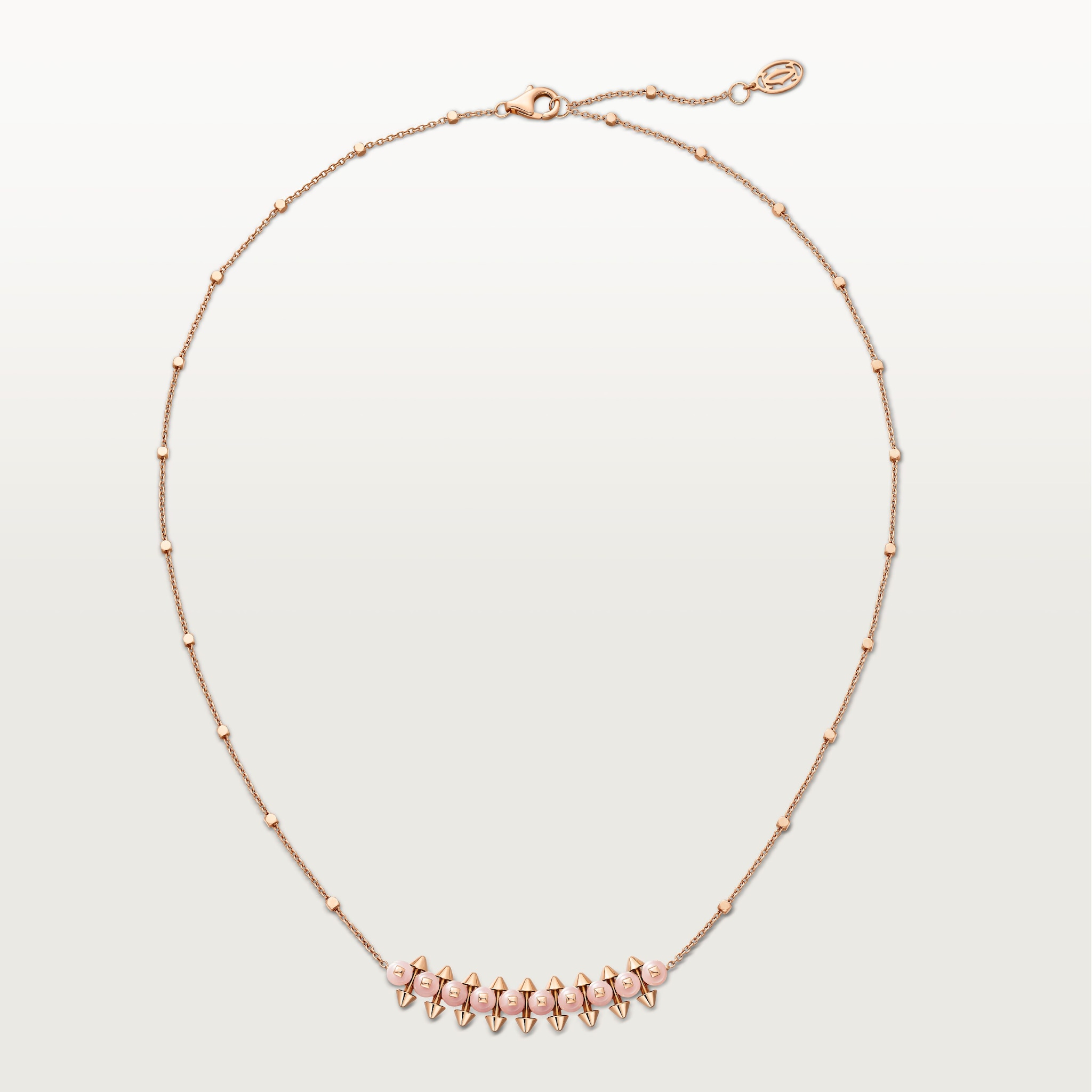 Clash de Cartier pendant, pink chalcedony