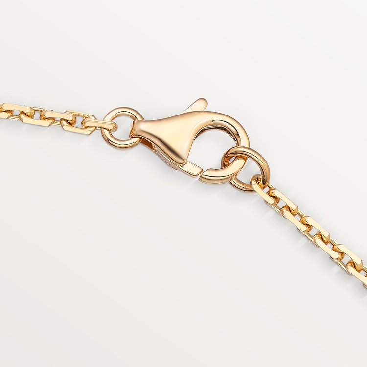 CRB7014500 LOVE necklace 3 diamonds Yellow gold diamonds