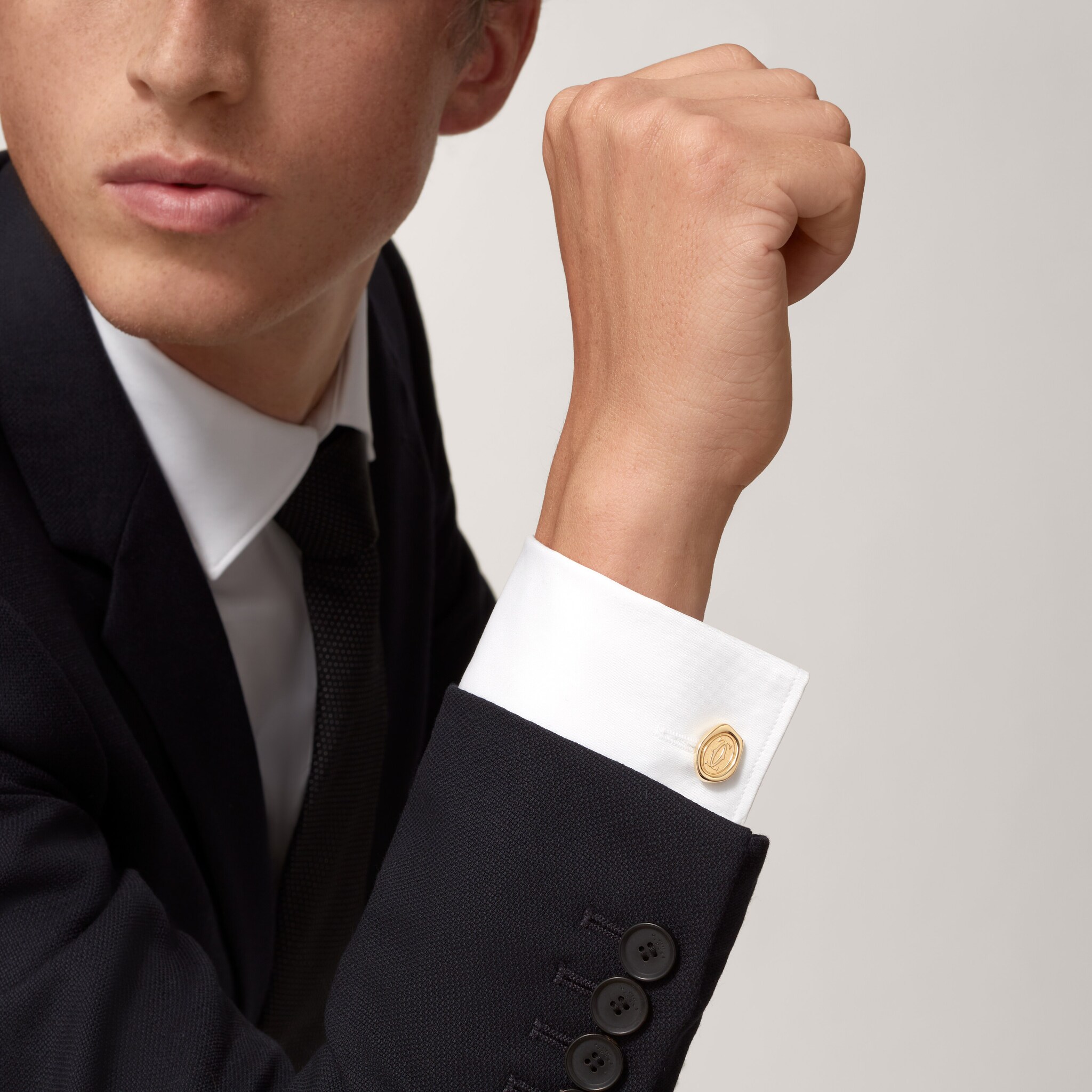 Wax seal motif cufflinks