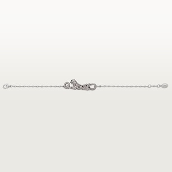 Panthère de Cartier bracelet, on chain, half-paved Panthère de Cartier bracelet, on chain, half-paved