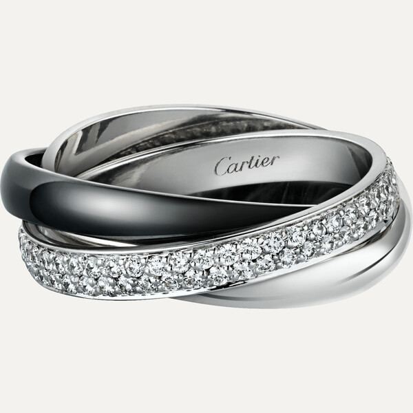 Кольцо Trinity, маленькая модель, керамика