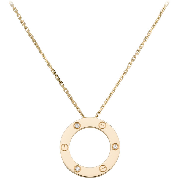 Колье LOVE, 3 бриллианта