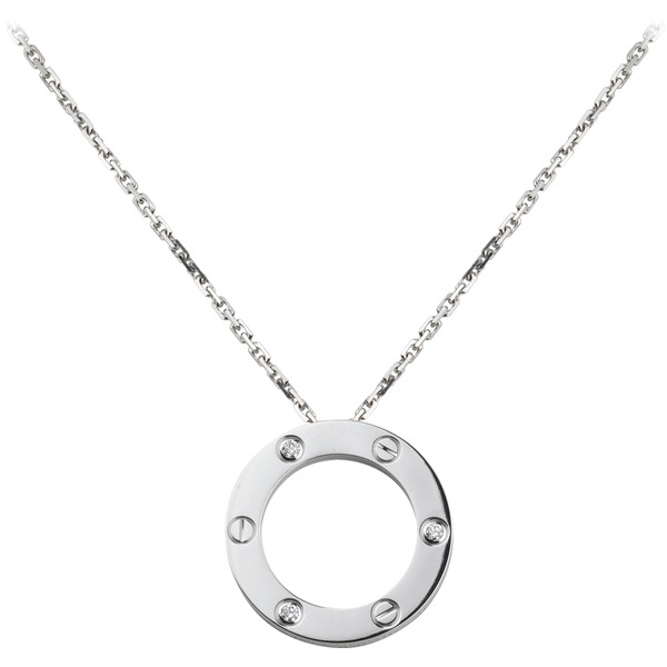 Колье LOVE, 3 бриллианта