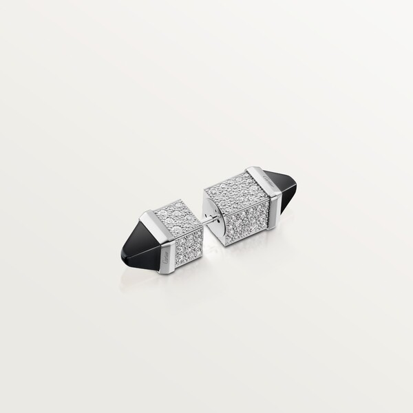 Одиночная серьга Les Berlingots de Cartier, частичный паваж