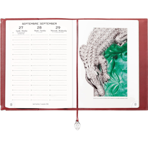 Кожаные аксессуары Must de Cartier, настольный ежедневник