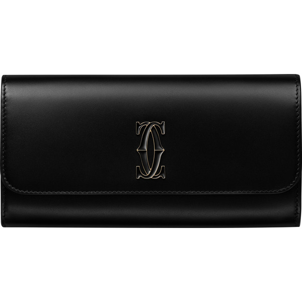 Бумажник стандартного размера с клапаном, Double C de Cartier