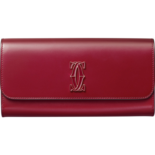 Бумажник стандартного размера с клапаном, Double C de Cartier