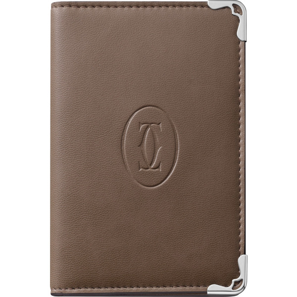 Кожаные аксессуары Must de Cartier, футляр для кредитных карт