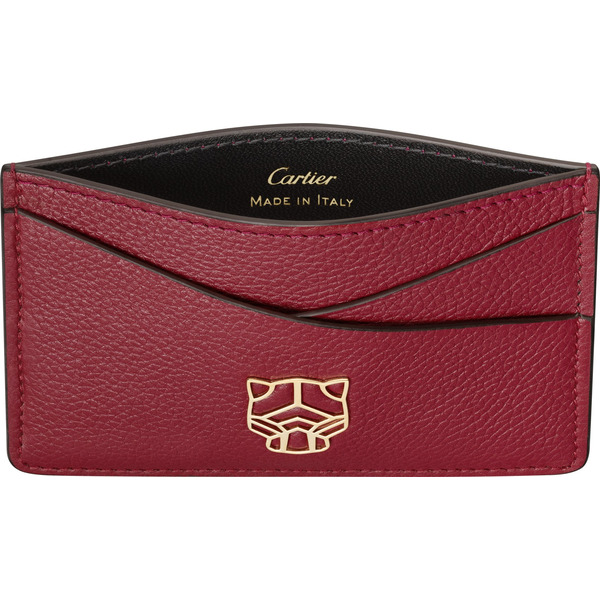 Кожаные аксессуары Panthère de Cartier, Футляр для кредитных карт