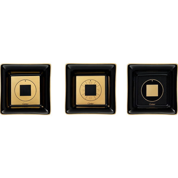 Набор из трех подставок для мелких предметов Pasha de Cartier