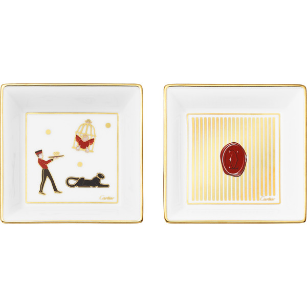 Набор из 2 подставок для мелких предметов Diabolo de Cartier, маленькая модель