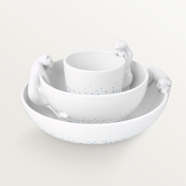 Набор из 3-х предметов Cartier Baby, мотив "пантера"