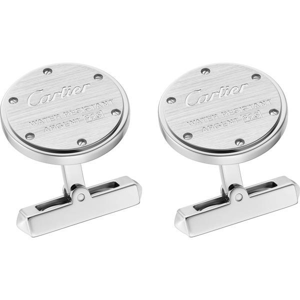 Запонки с надписью Water Resistant