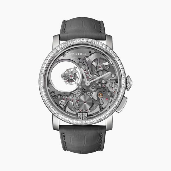 Часы Rotonde de Cartier с минутным репетиром и двойным «загадочным» турбийоном