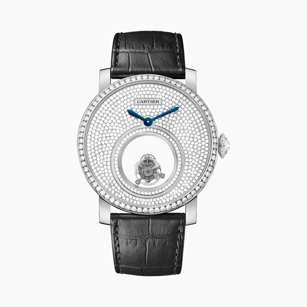 Часы Rotonde de Cartier, двойной «загадочный» турбийон