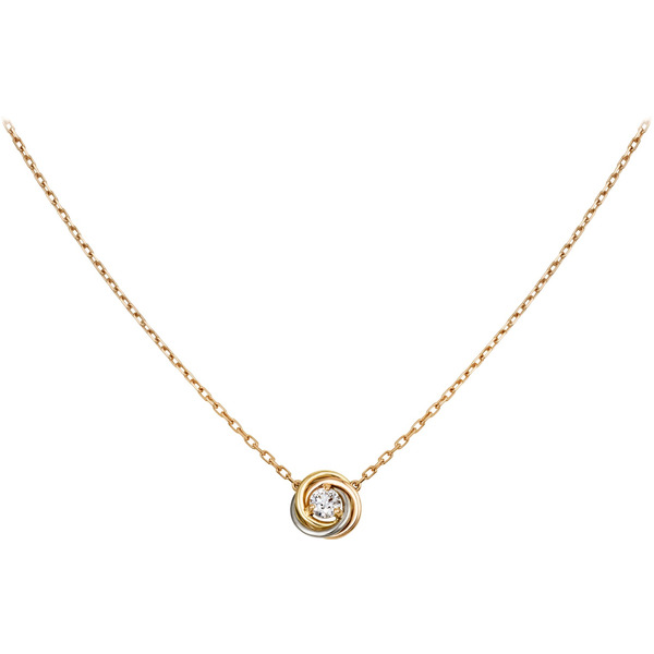 CRB7224900 - Колье Trinity - Белое золото, желтое золото