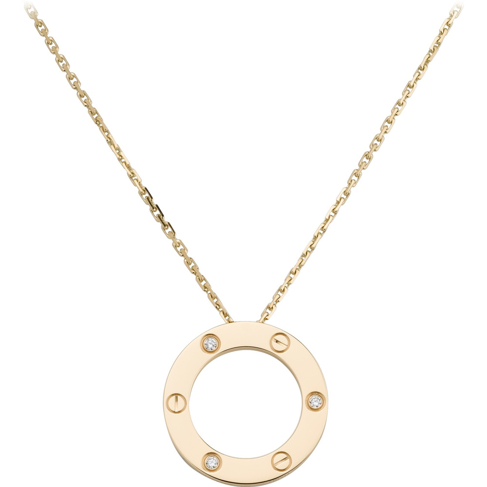 Колье LOVE, 3 бриллианта