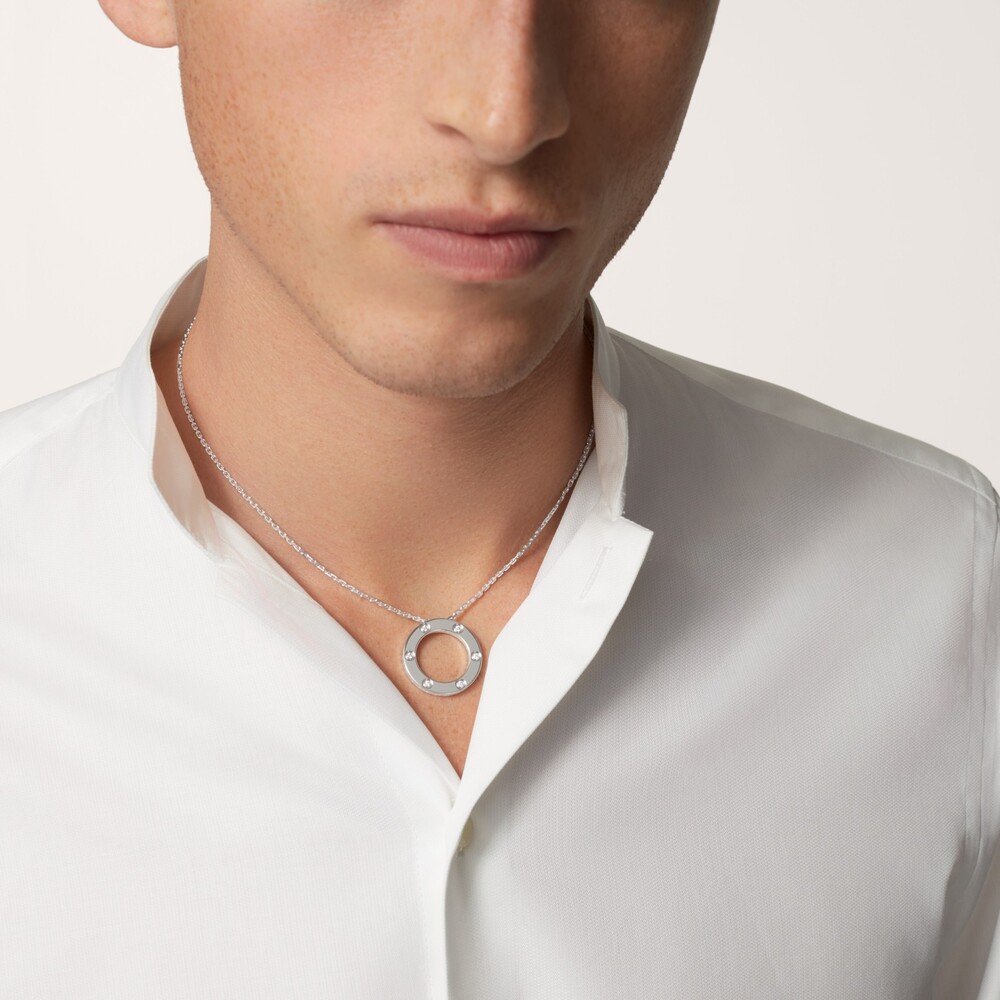 Колье LOVE, 6 бриллиантов