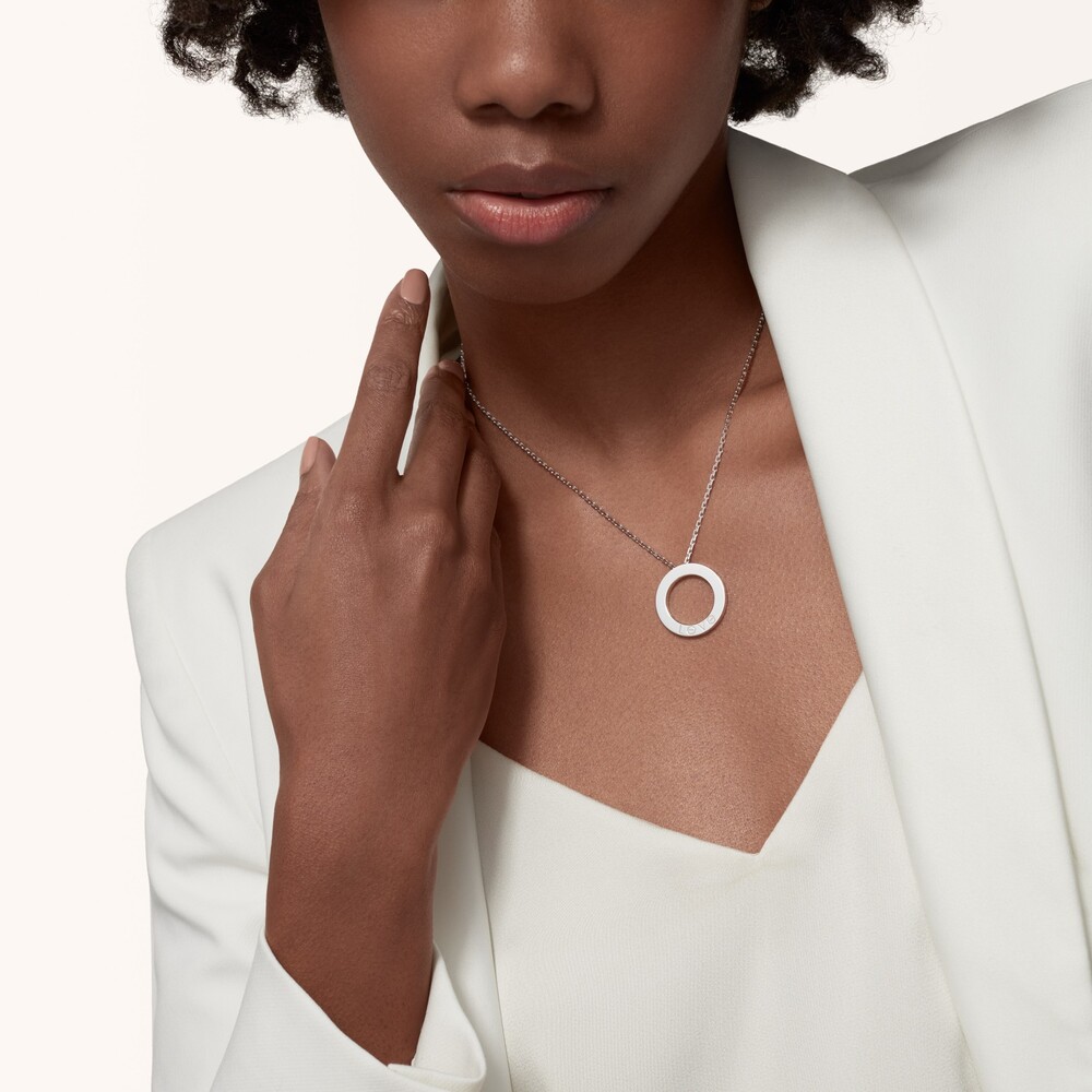 Колье LOVE, 6 бриллиантов