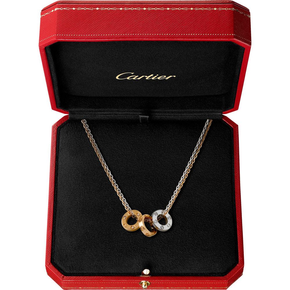 Колье LOVE, 6 бриллиантов