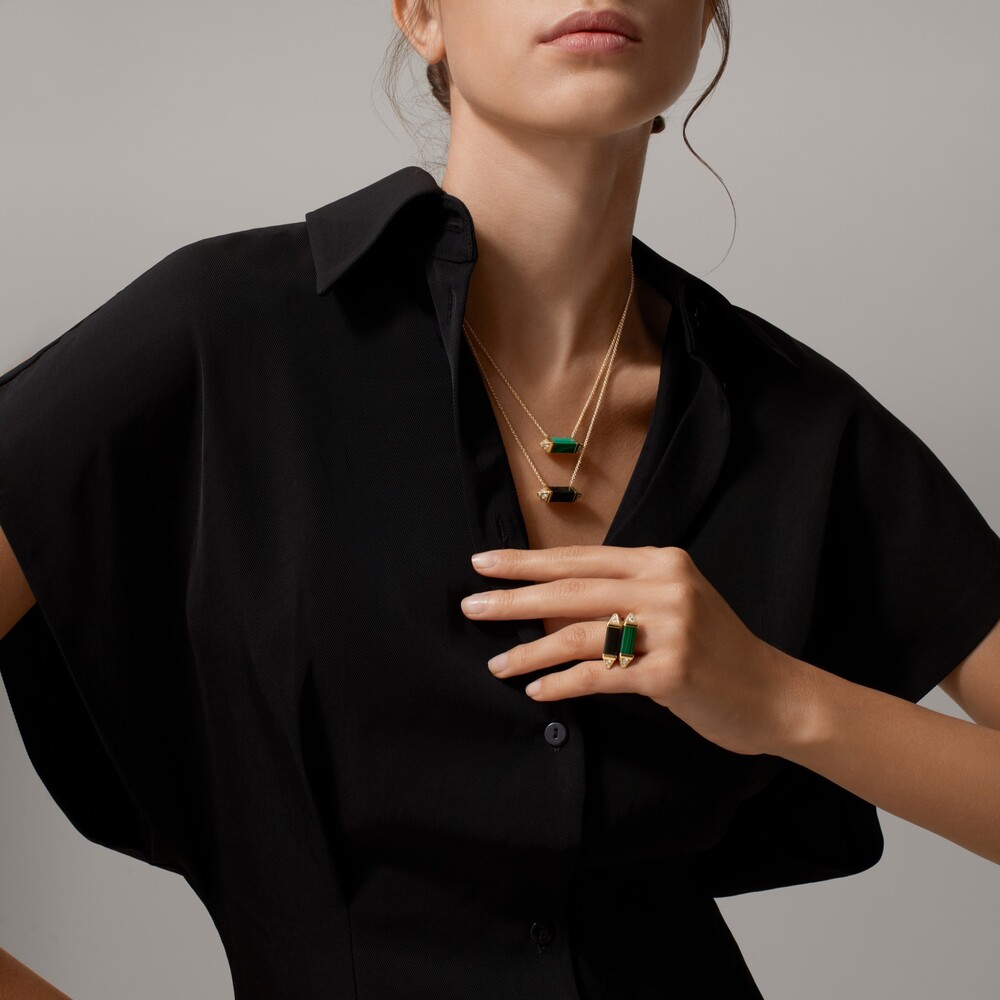 Колье Les Berlingots de Cartier, модель среднего размера