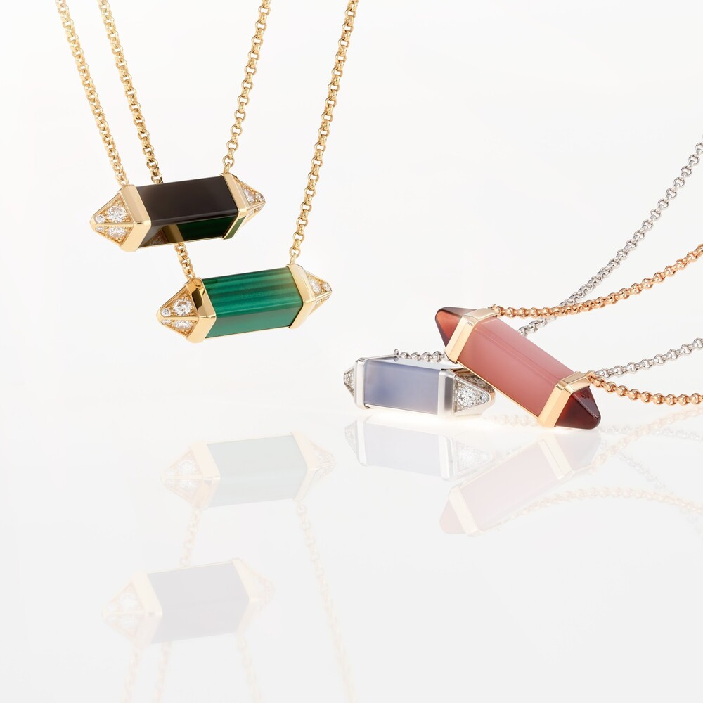 Колье Les Berlingots de Cartier, модель среднего размера