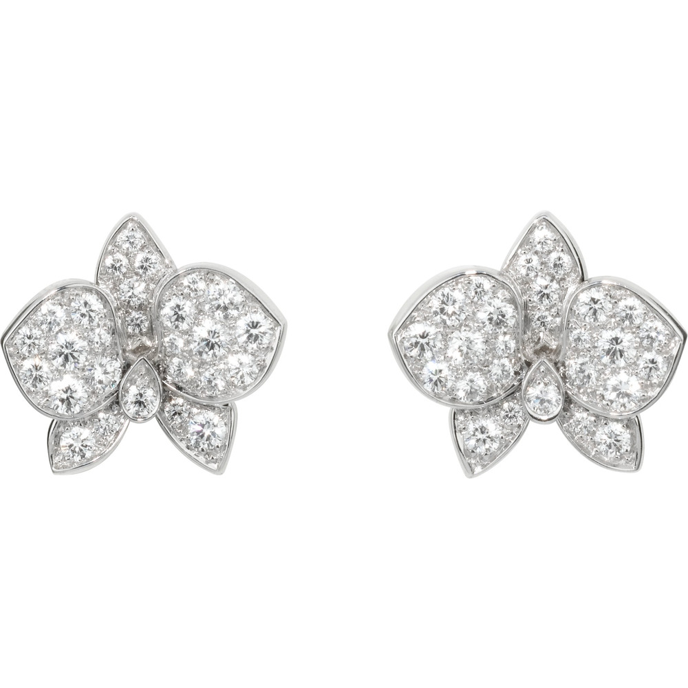 Серьги Caresse d'Orchidées par Cartier
