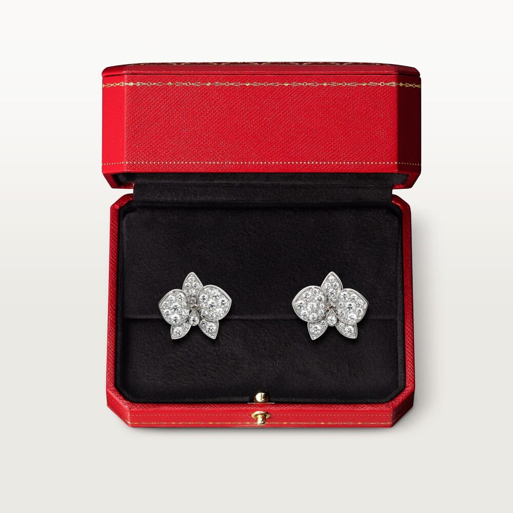 Серьги Caresse d'Orchidées par Cartier