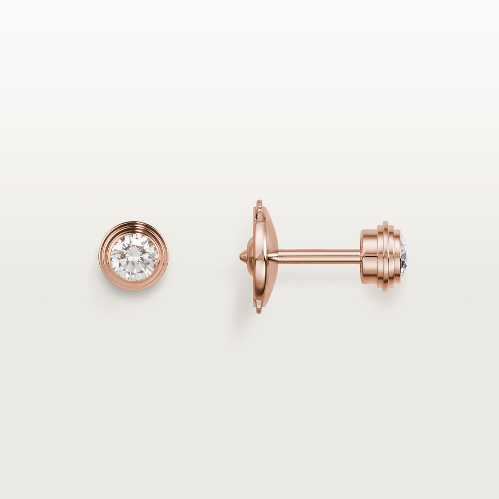 Серьги Cartier d'Amour, модель среднего размера