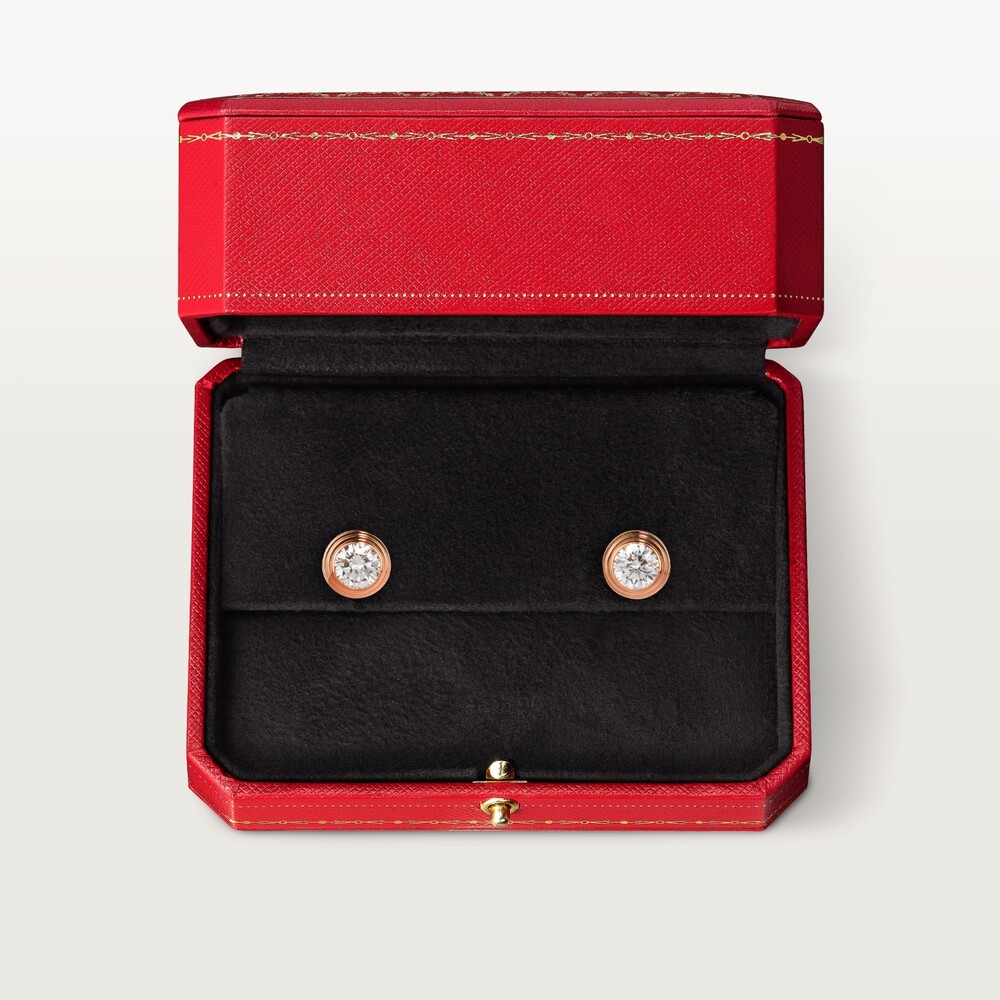 Серьги Cartier d'Amour, модель среднего размера