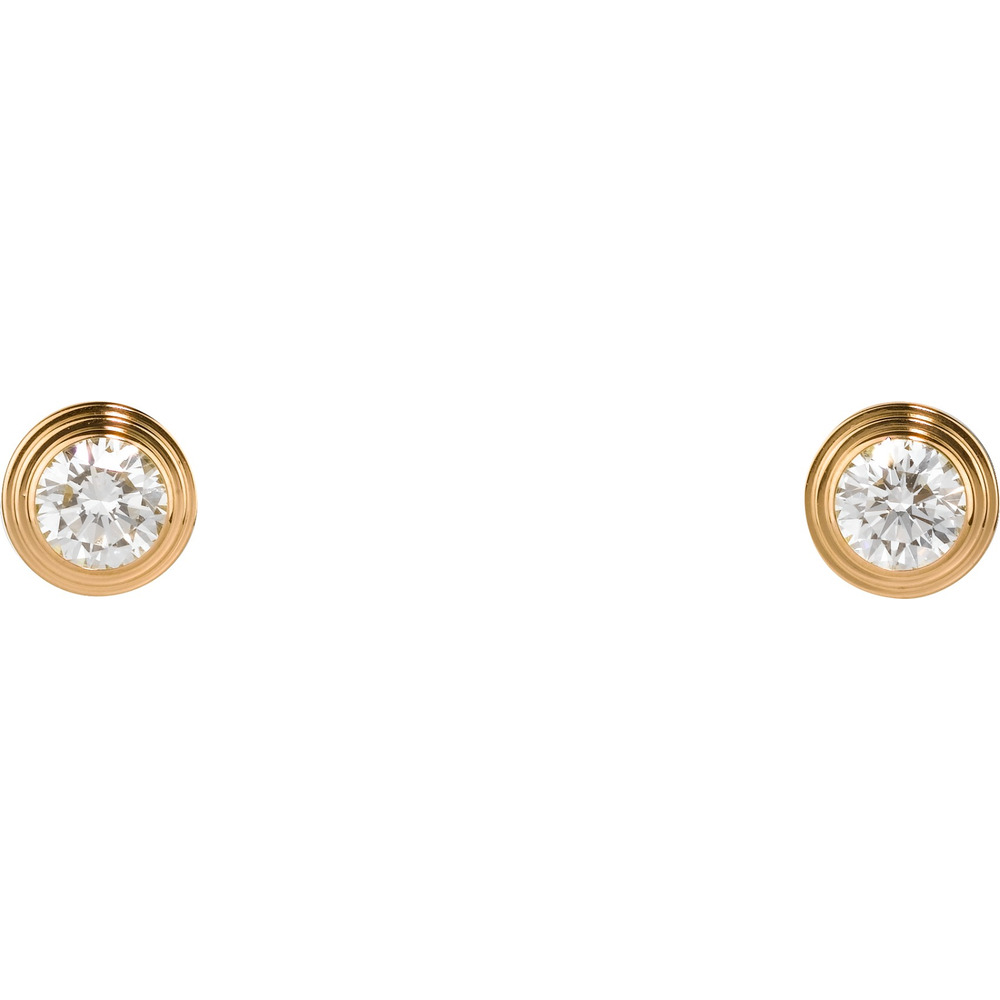 Серьги Cartier d'Amour, модель среднего размера