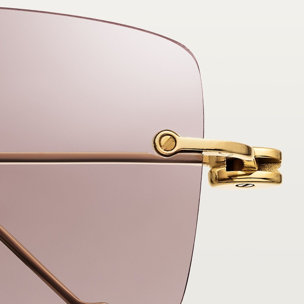 Солнцезащитные очки Signature C de Cartier в драгоценной оправе