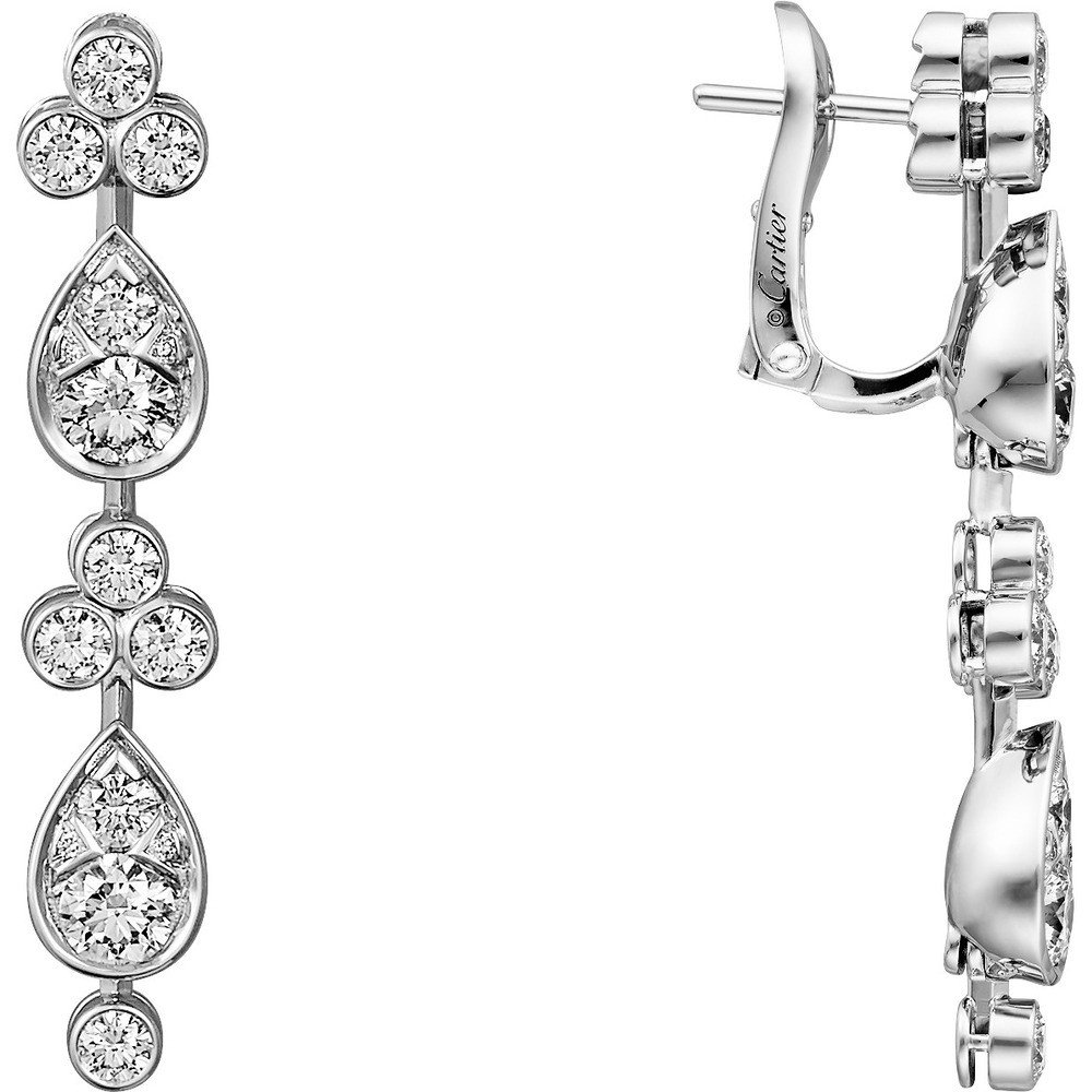Серьги Pluie de Cartier
