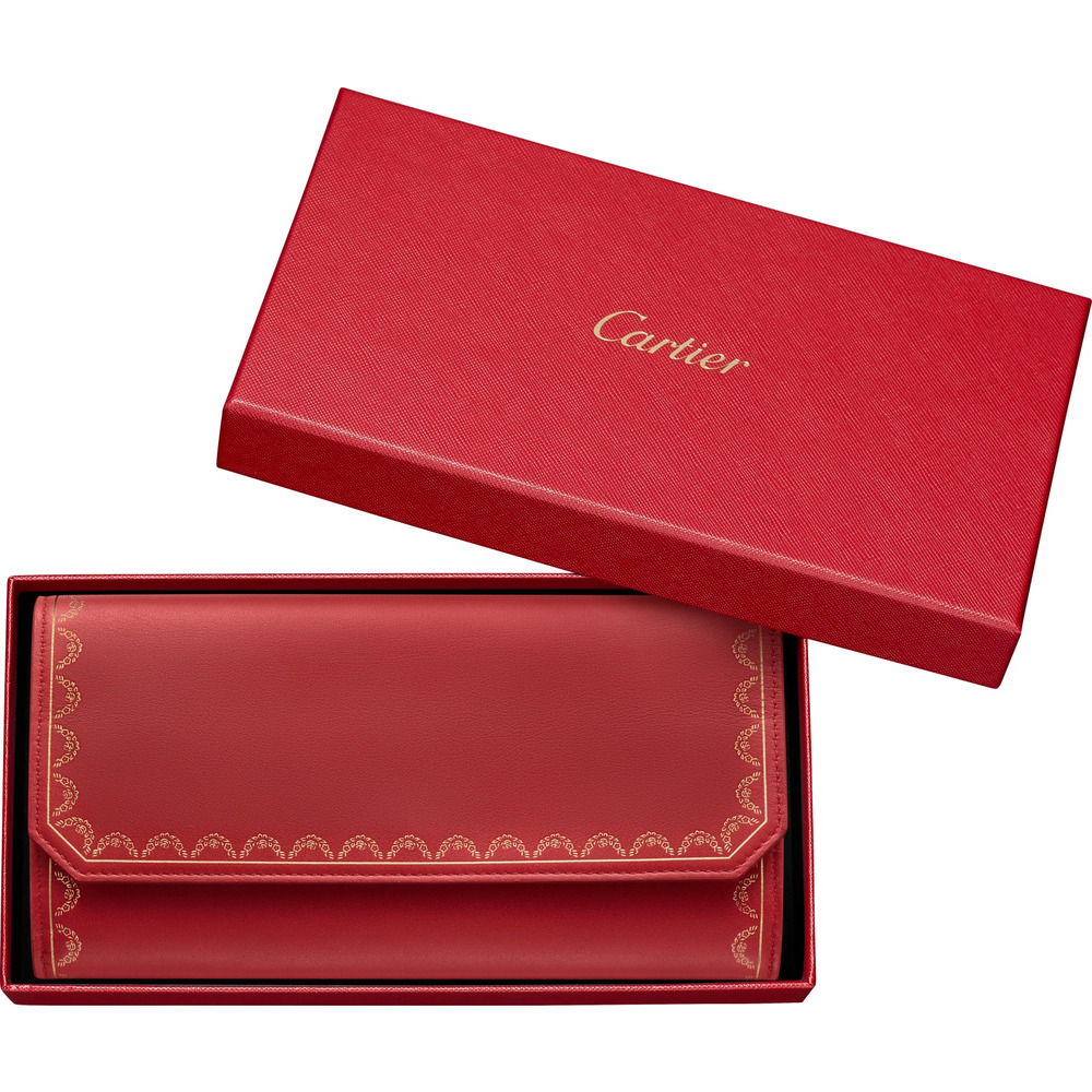 Бумажник стандартного размера с клапаном, Guirlande de Cartier