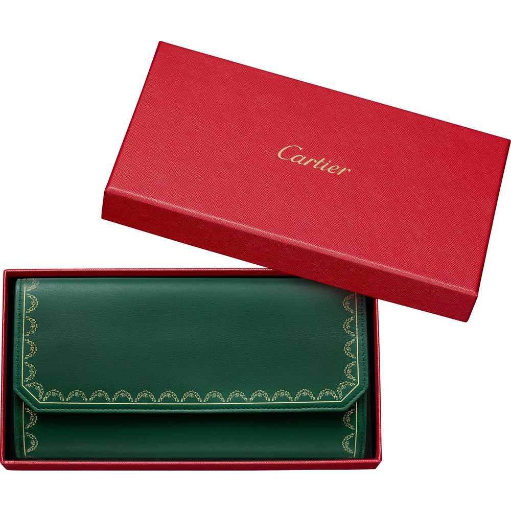 Бумажник стандартного размера с клапаном, Guirlande de Cartier