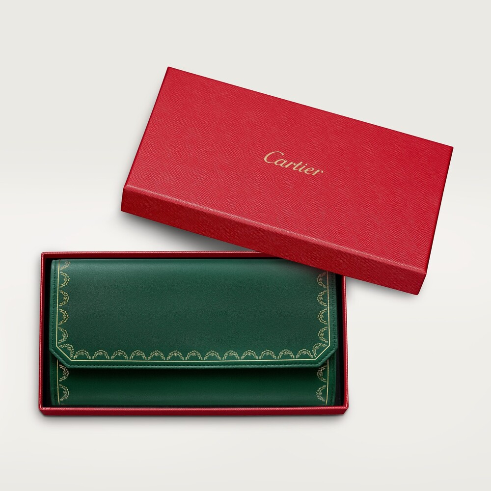 Бумажник стандартного размера с клапаном, Guirlande de Cartier