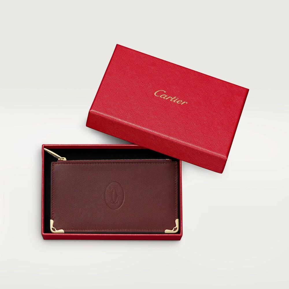 Футляр для 5 кредитных карт на молнии, Must de Cartier