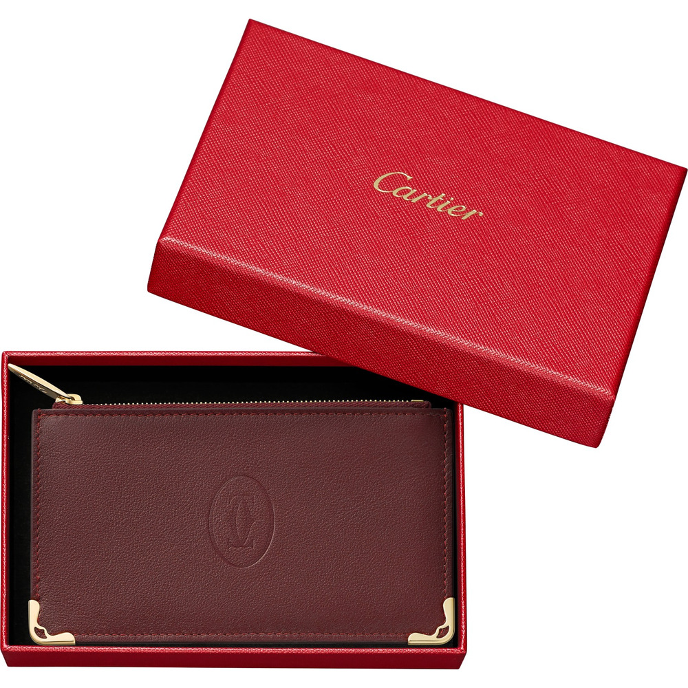 Футляр для 5 кредитных карт на молнии, Must de Cartier