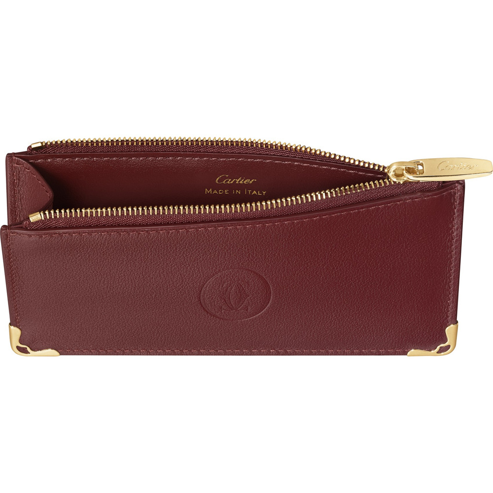 Футляр для 5 кредитных карт на молнии, Must de Cartier