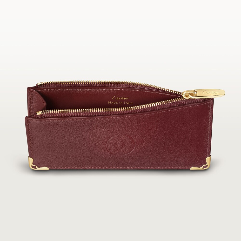 Футляр для 5 кредитных карт на молнии, Must de Cartier