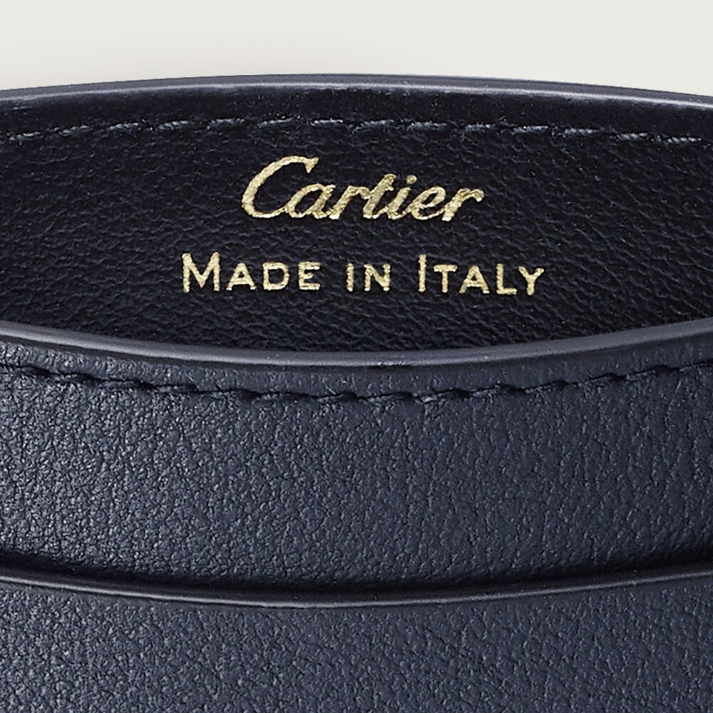 Кожаные аксессуары Must de Cartier, футляр для кредитных карт