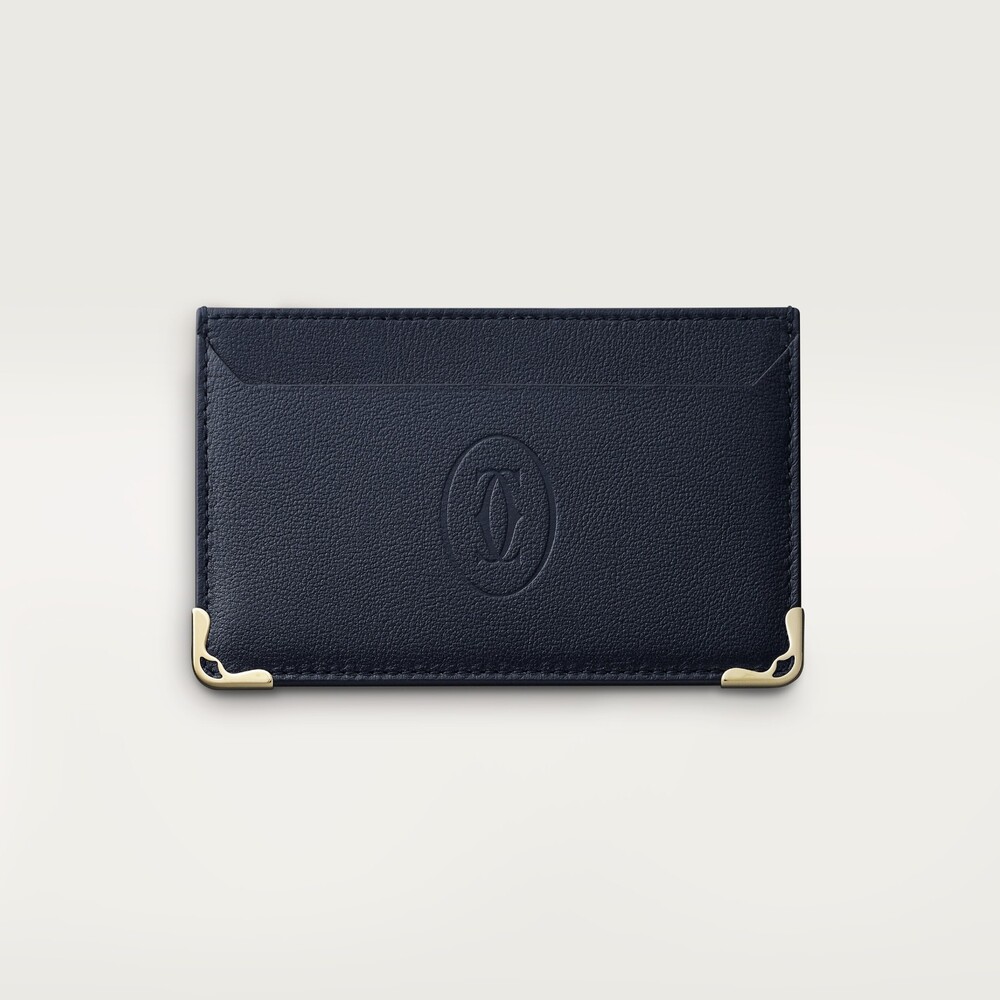 Кожаные аксессуары Must de Cartier, футляр для кредитных карт