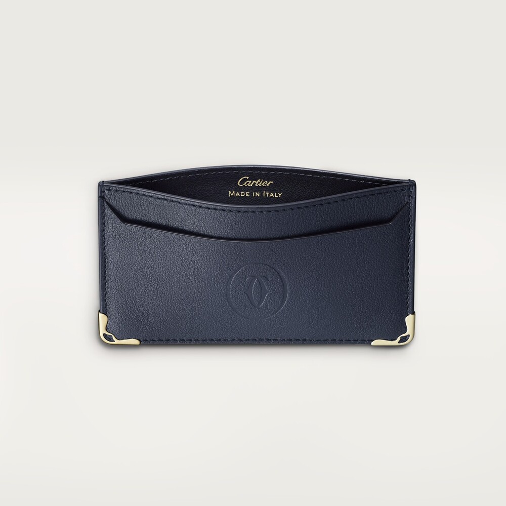 Кожаные аксессуары Must de Cartier, футляр для кредитных карт