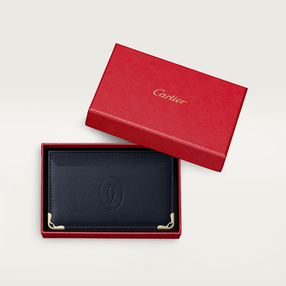 Кожаные аксессуары Must de Cartier, футляр для кредитных карт