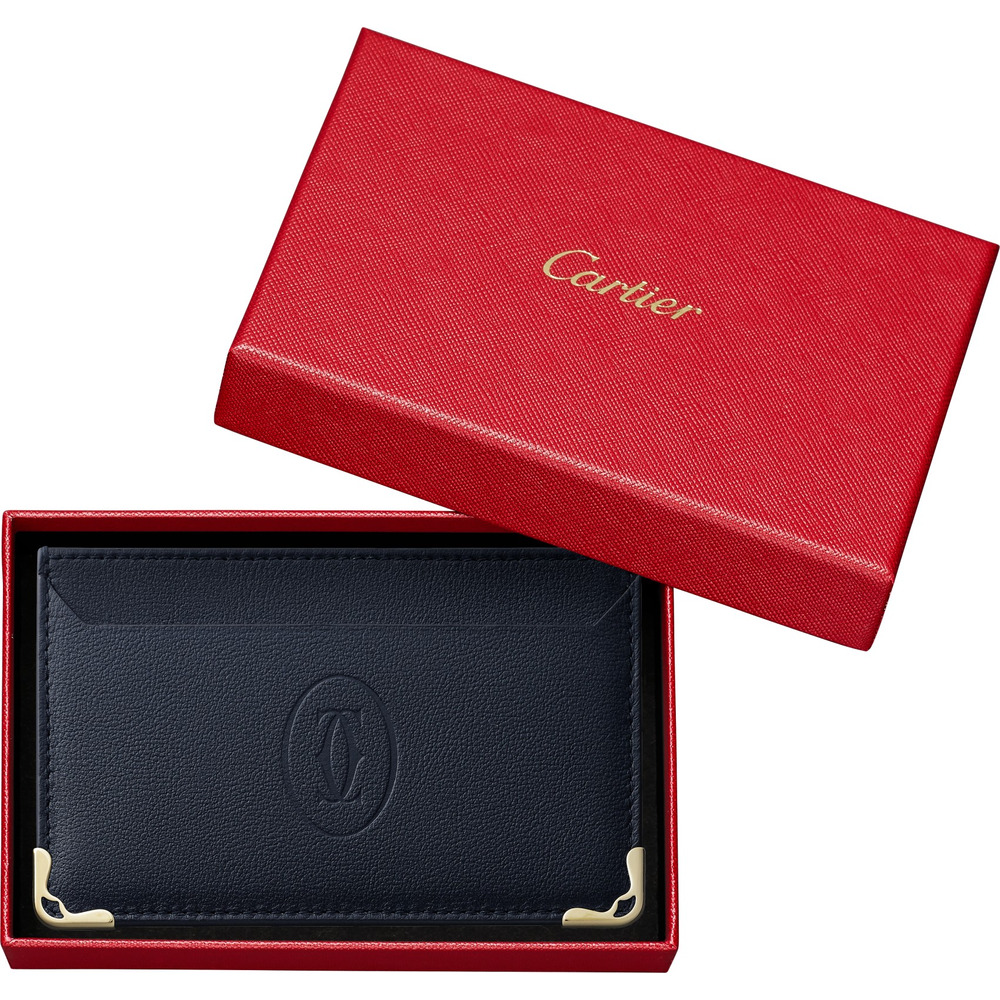 Кожаные аксессуары Must de Cartier, футляр для кредитных карт