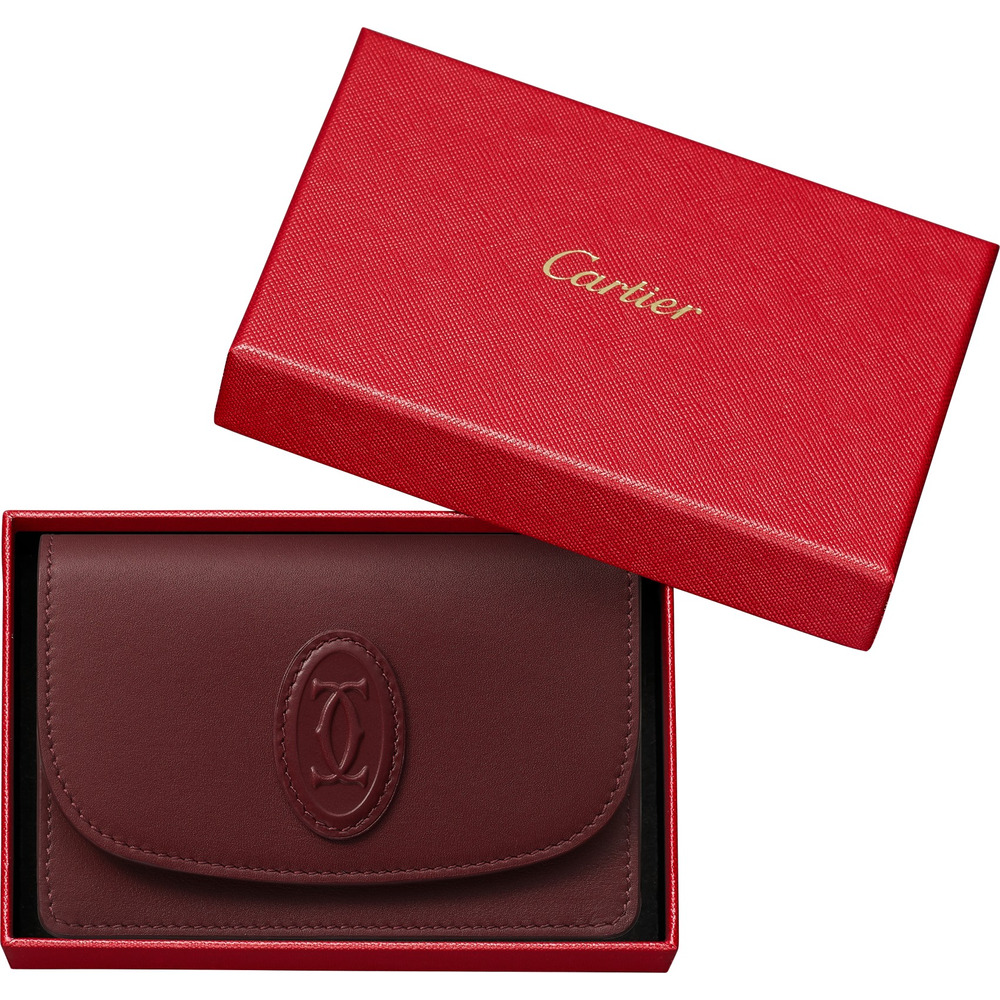 Футляр для кредитных карт с клапаном, Must de Cartier