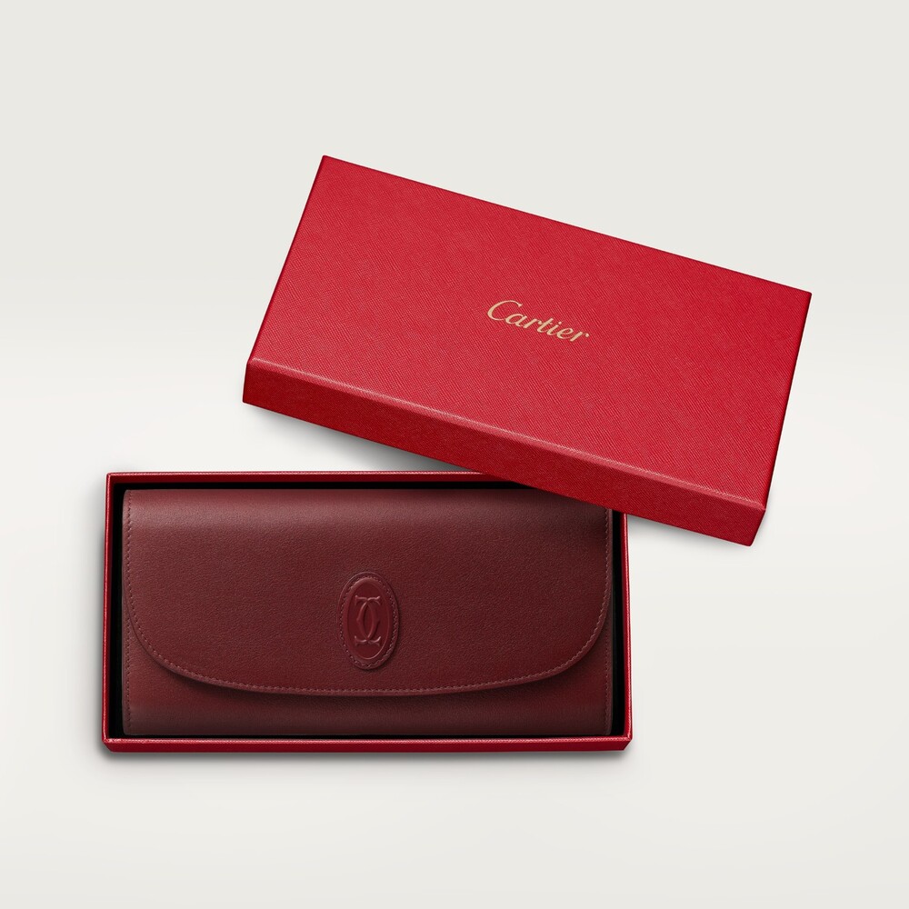 Бумажник стандартного размера с клапаном, Must de Cartier