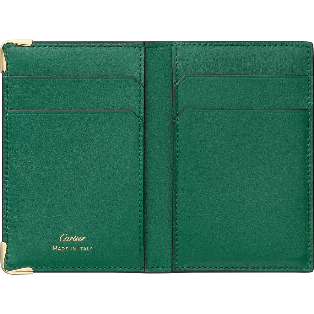 Кожаные аксессуары Must de Cartier, футляр для кредитных карт