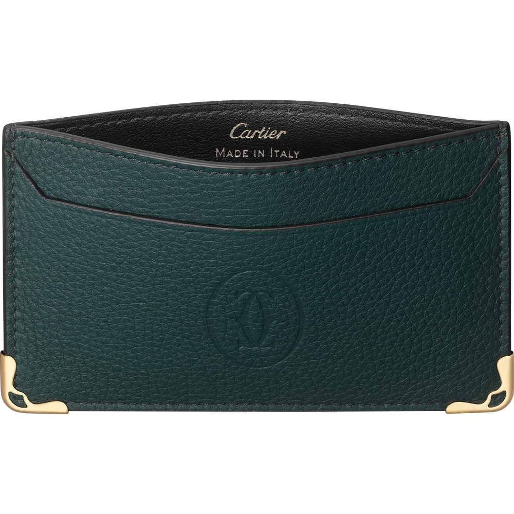 Кожаные аксессуары Must de Cartier, футляр для кредитных карт